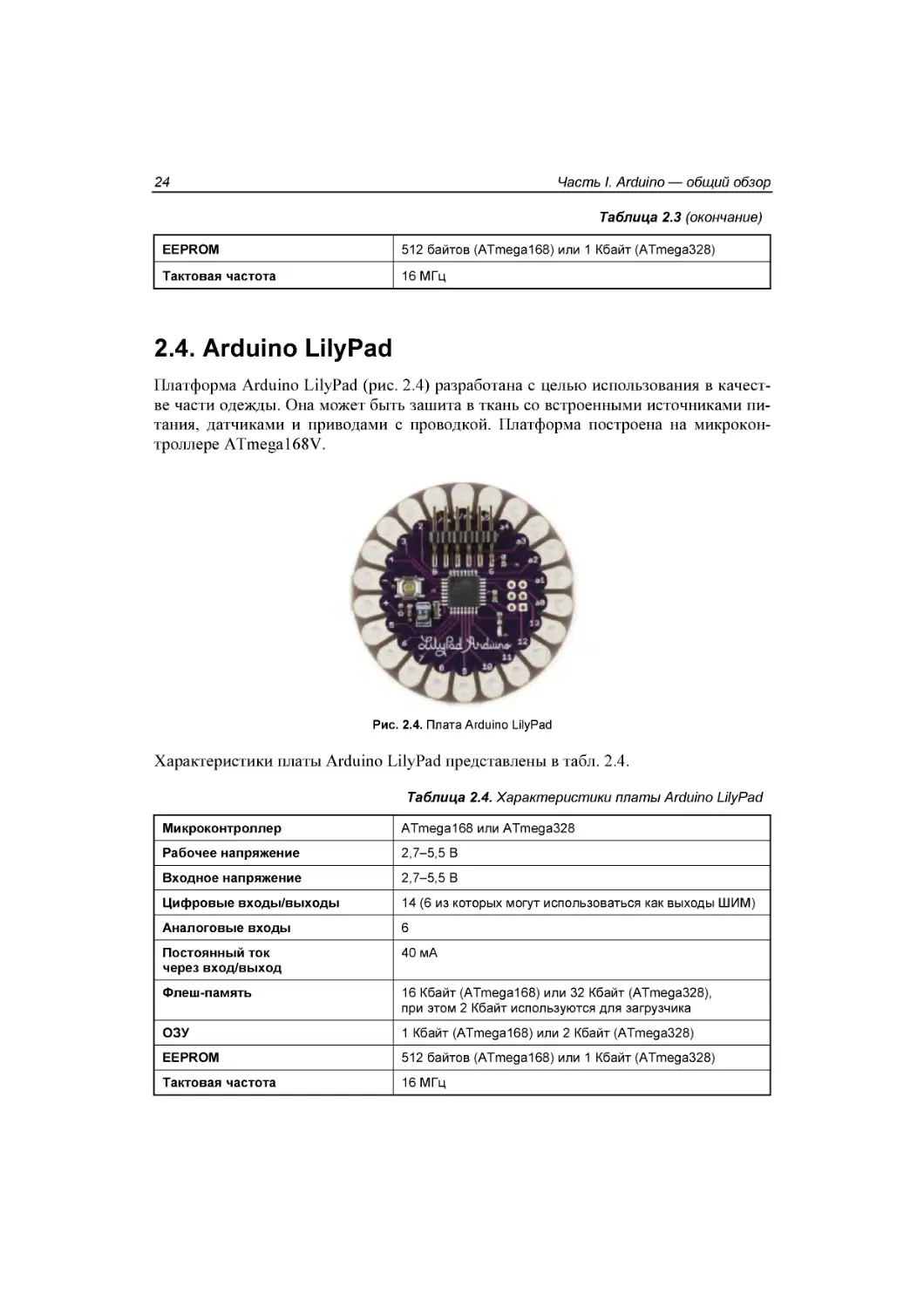 ﻿2.4. Arduino LilyPad