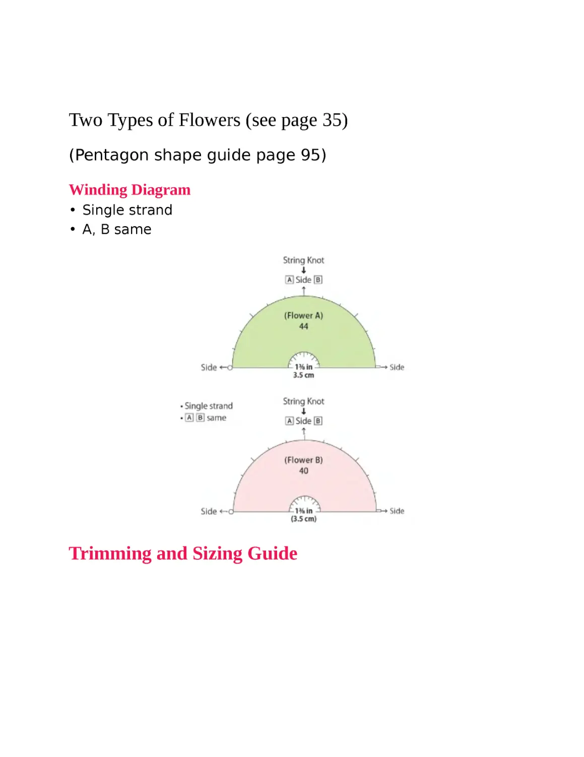 ﻿Two Types of Flower