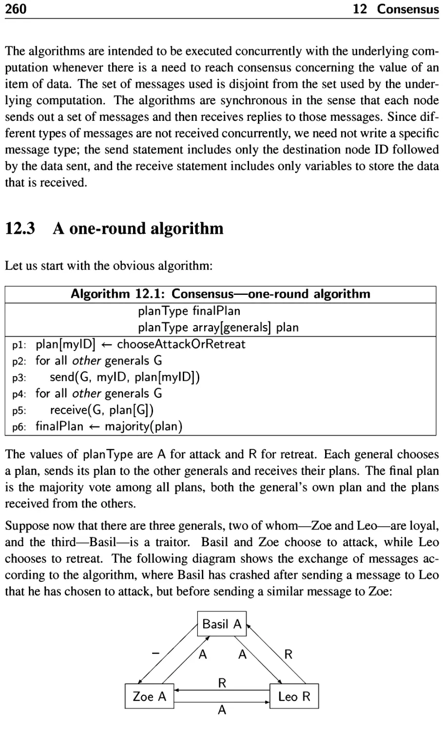 12.3 A one-round algorithm