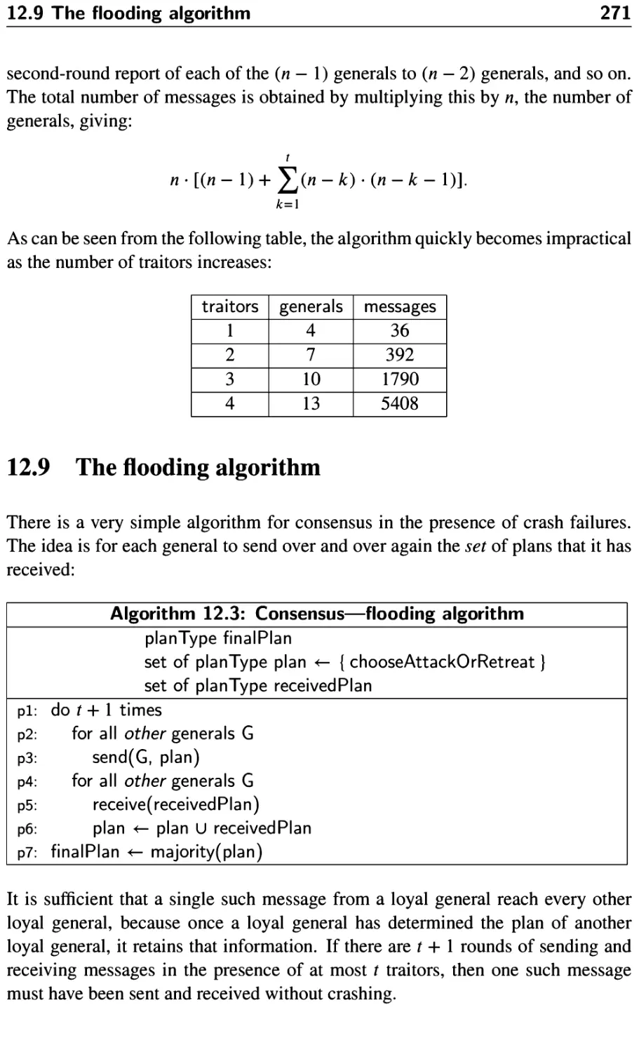 12.9 The flooding algorithm