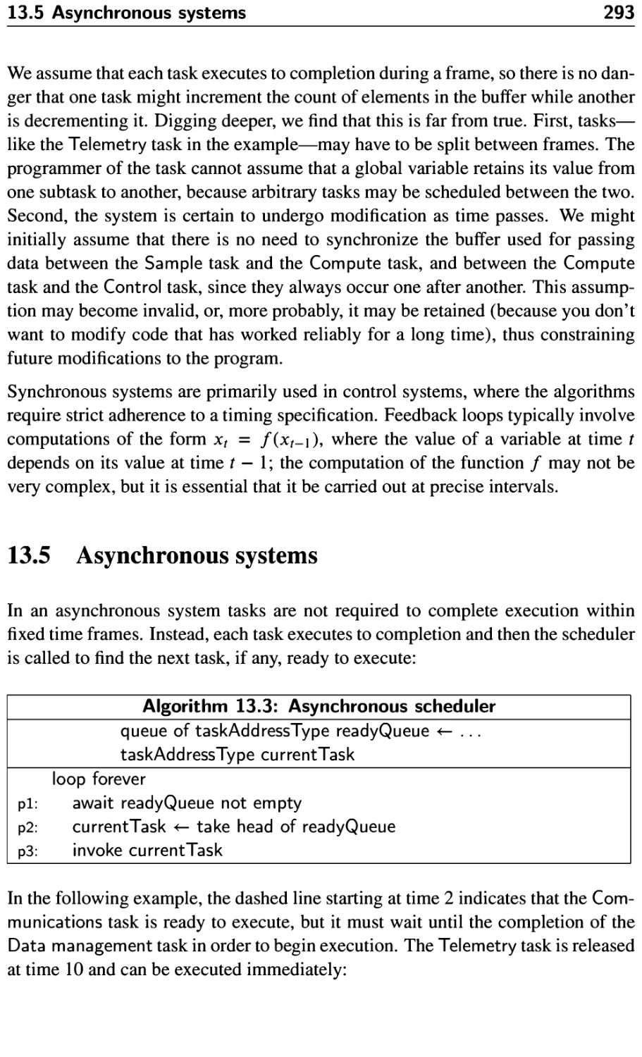 13.5 Asynchronous systems