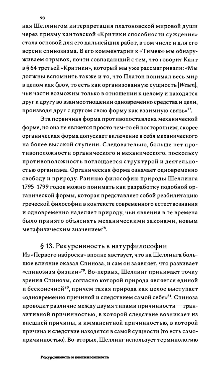 §13. Рекурсивность в натурфилософии