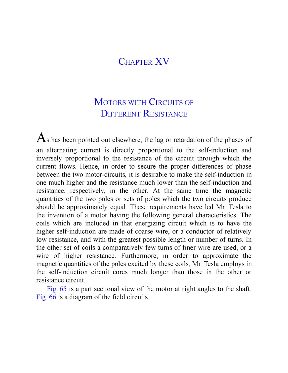 ﻿Chapter XV: Motors with Circuits of Different Resistanc