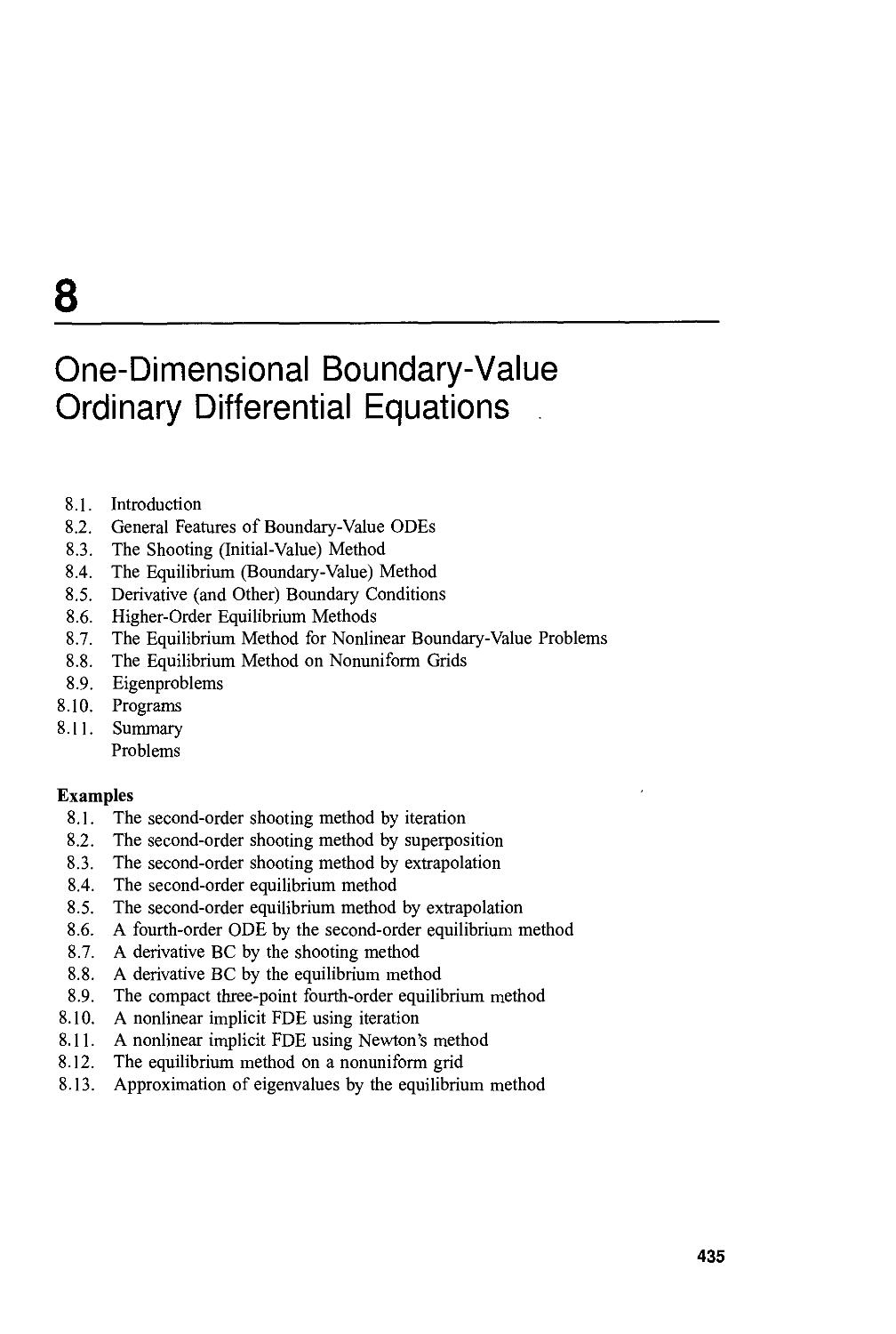 1-Dimensional Boundary Value ODE's