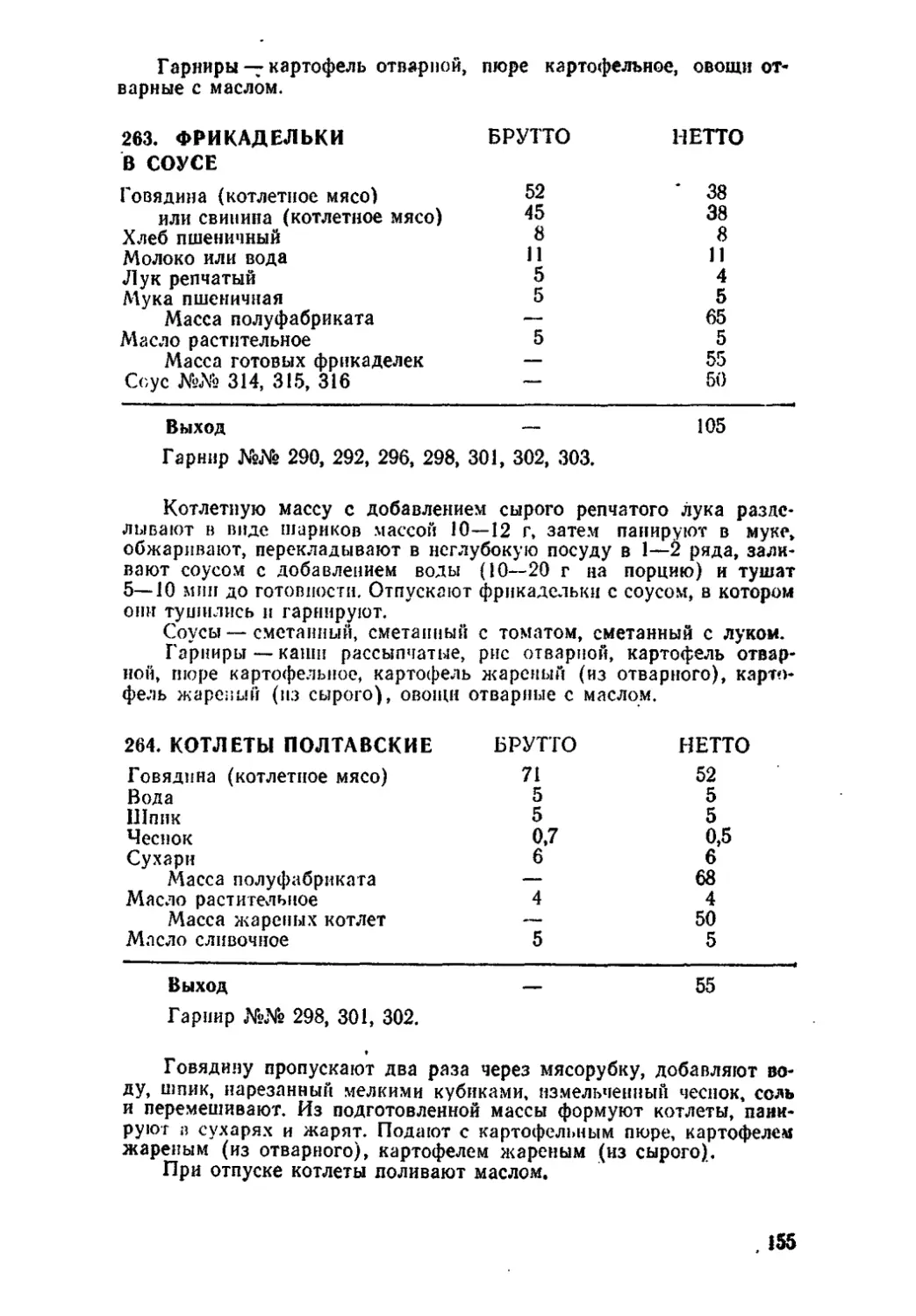 Тефтели из говядины с рисом технологическая карта