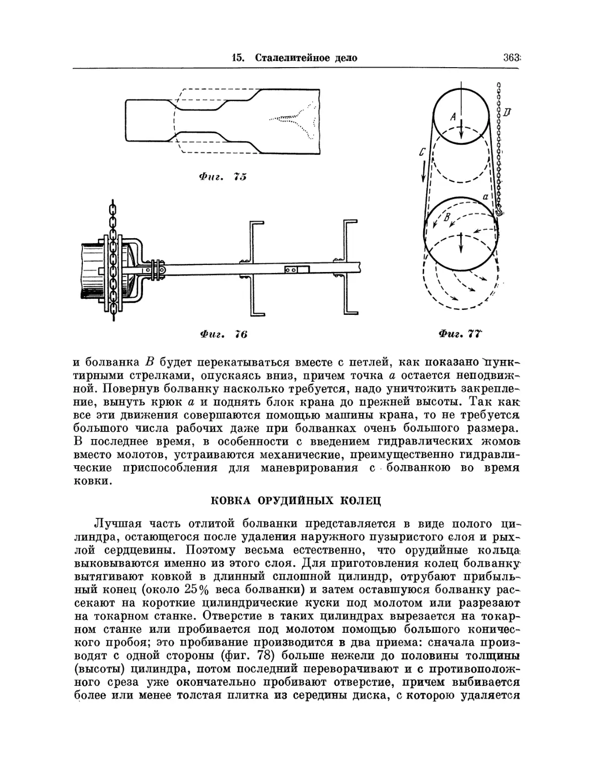 Ковка орудийных колец