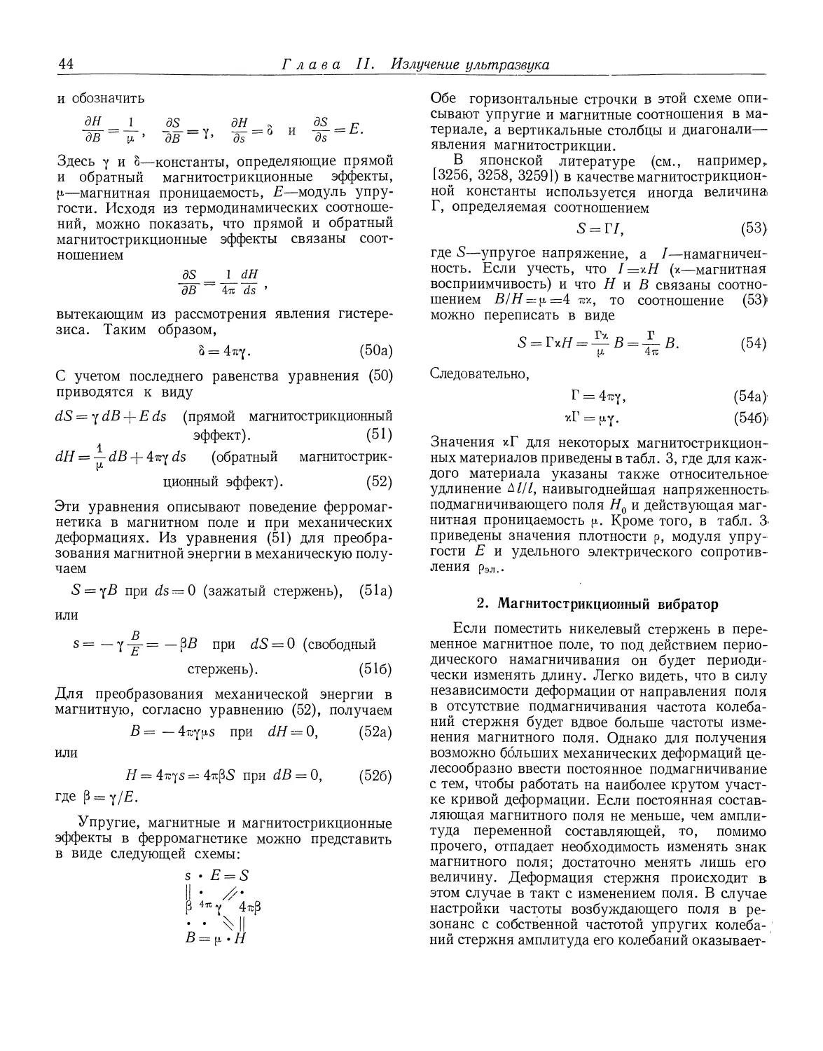 2. Магнитострикционный вибратор