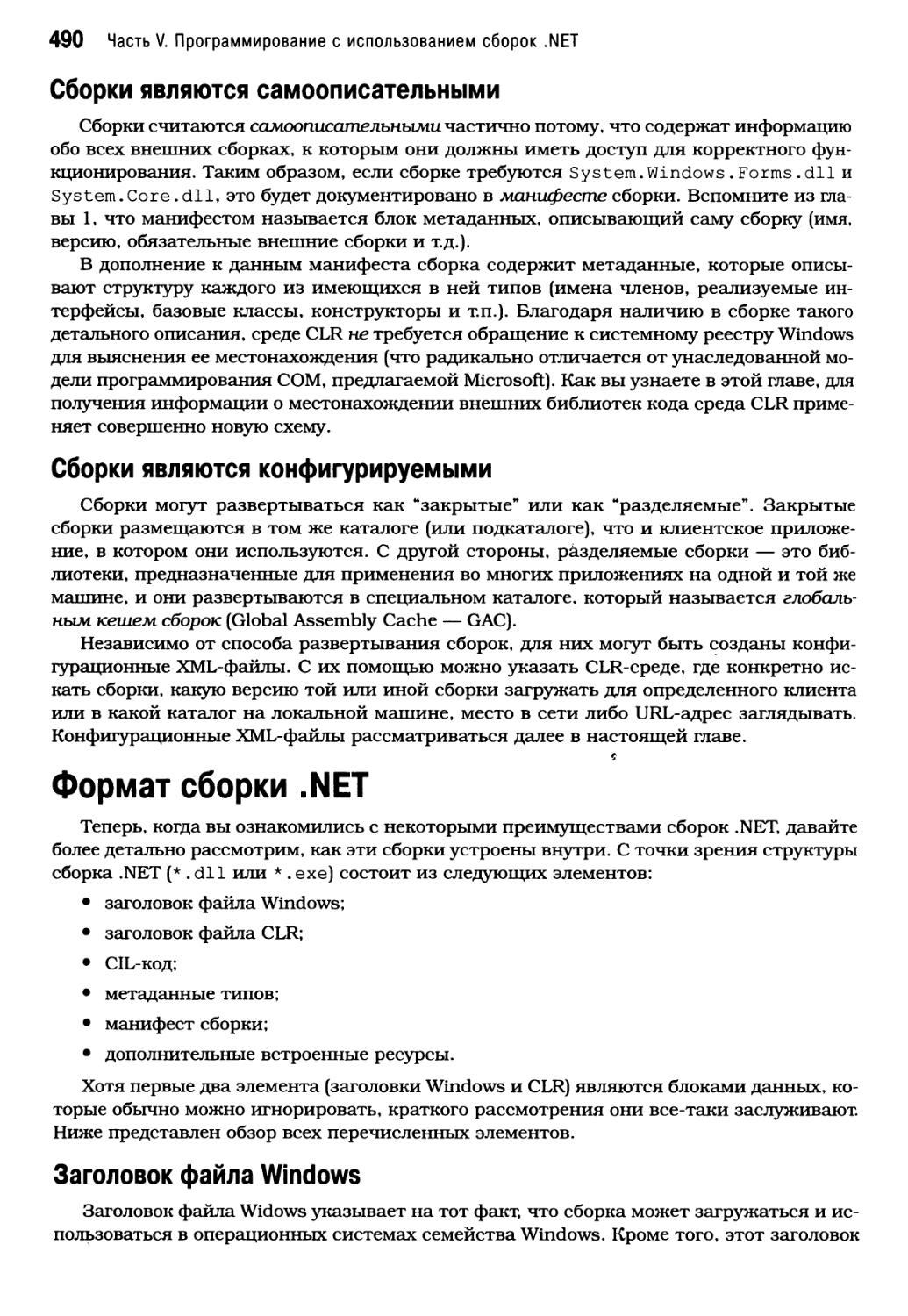 Формат сборки .NET