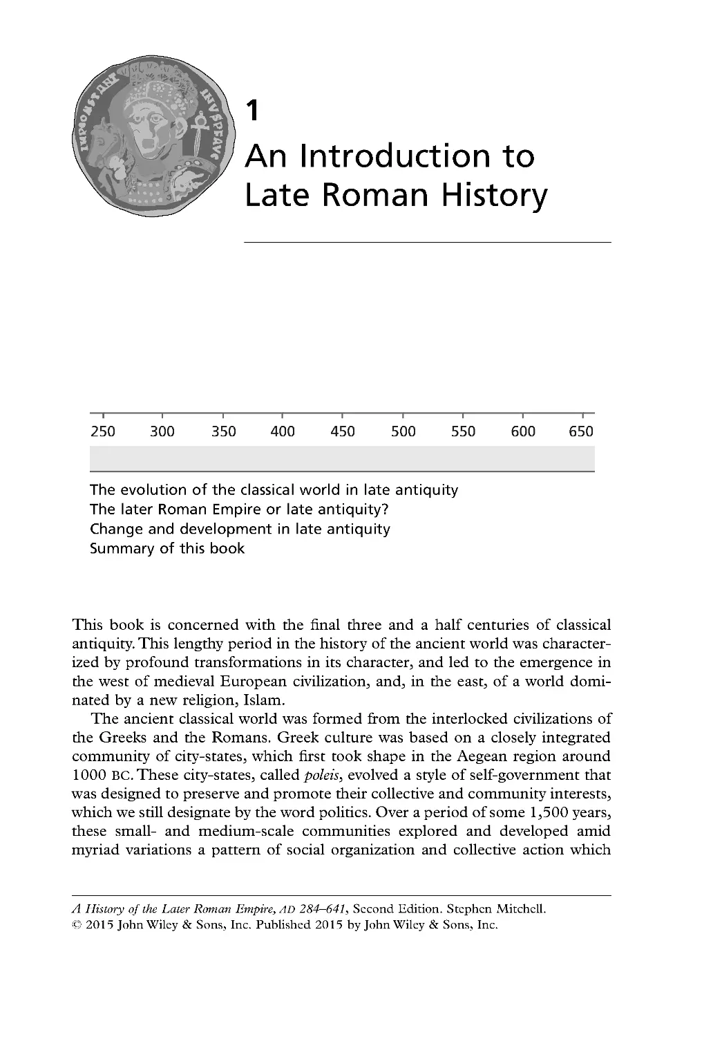 1: An Introduction to Late Roman History