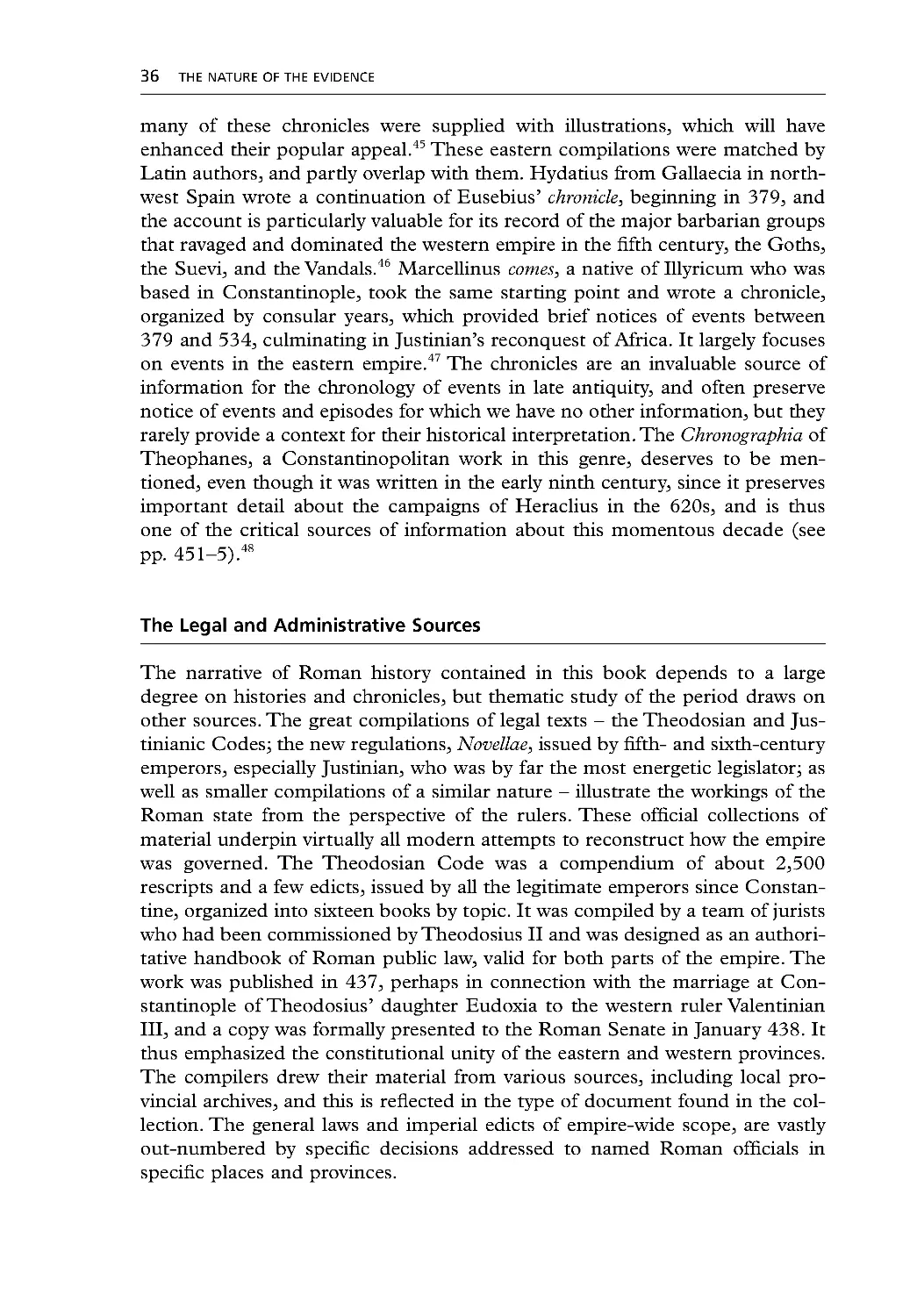 The Legal and Administrative Sources