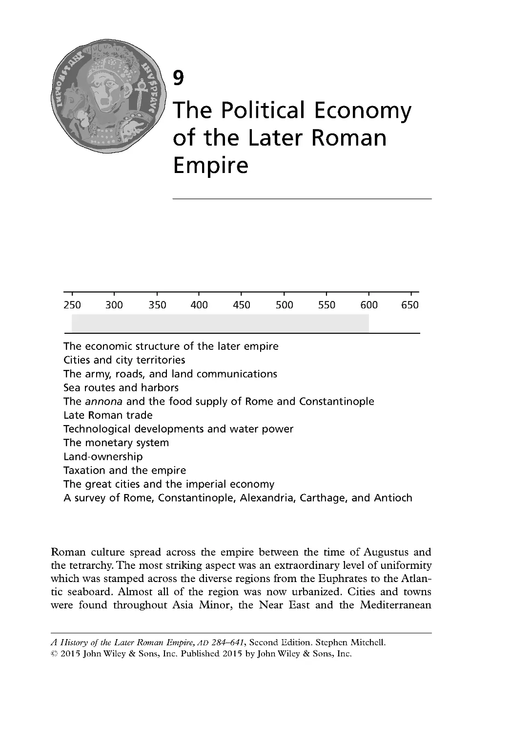 9: The Political Economy of the Later Roman Empire