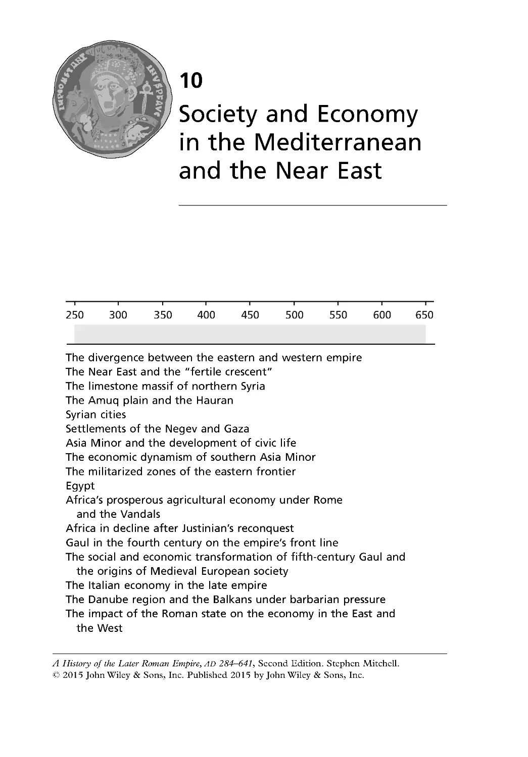 10: Society and Economy in the Mediterranean and the Near East