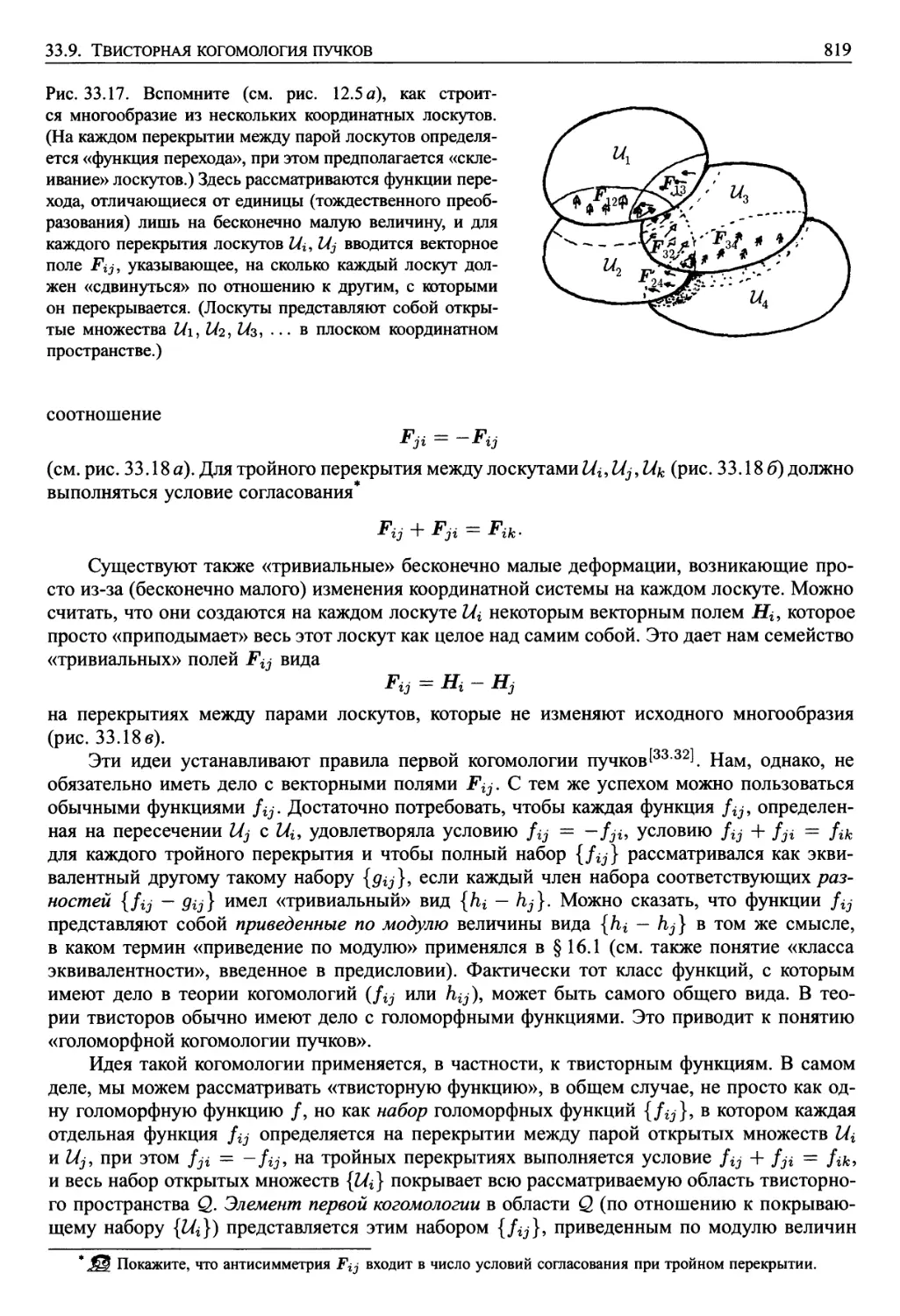 33.9. Твисторная когомология пучков