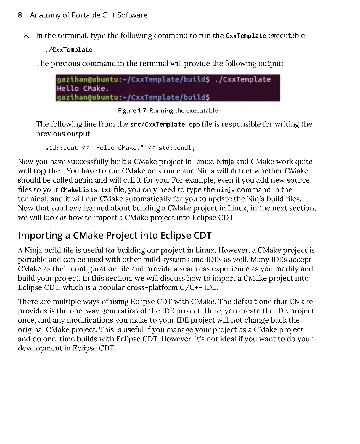 Importing a CMake Project into Eclipse CDT