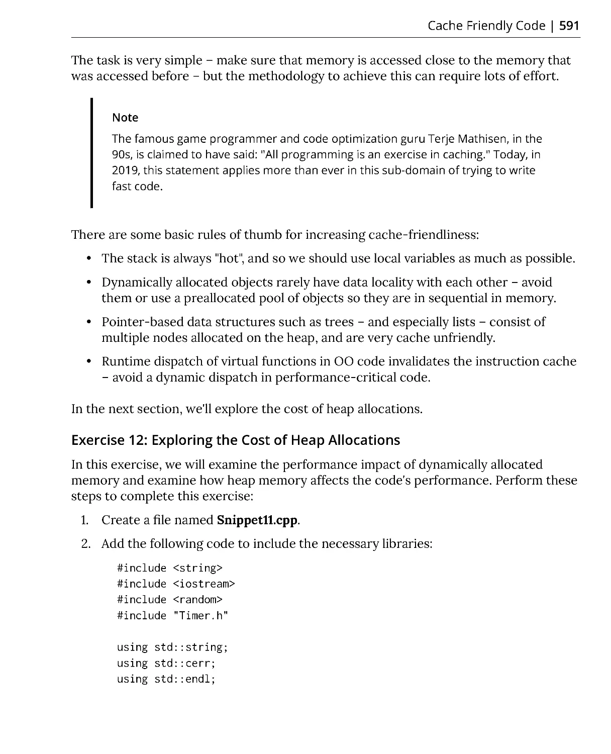 Exercise 12: Exploring the Cost of Heap Allocations
