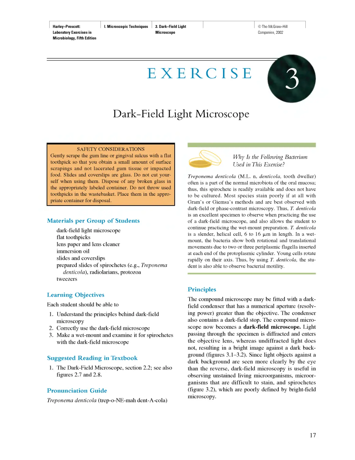 3. Dark-Field Light Microscope