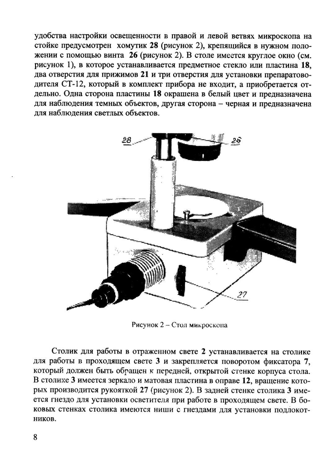 МБС-10 микроскоп рисунок