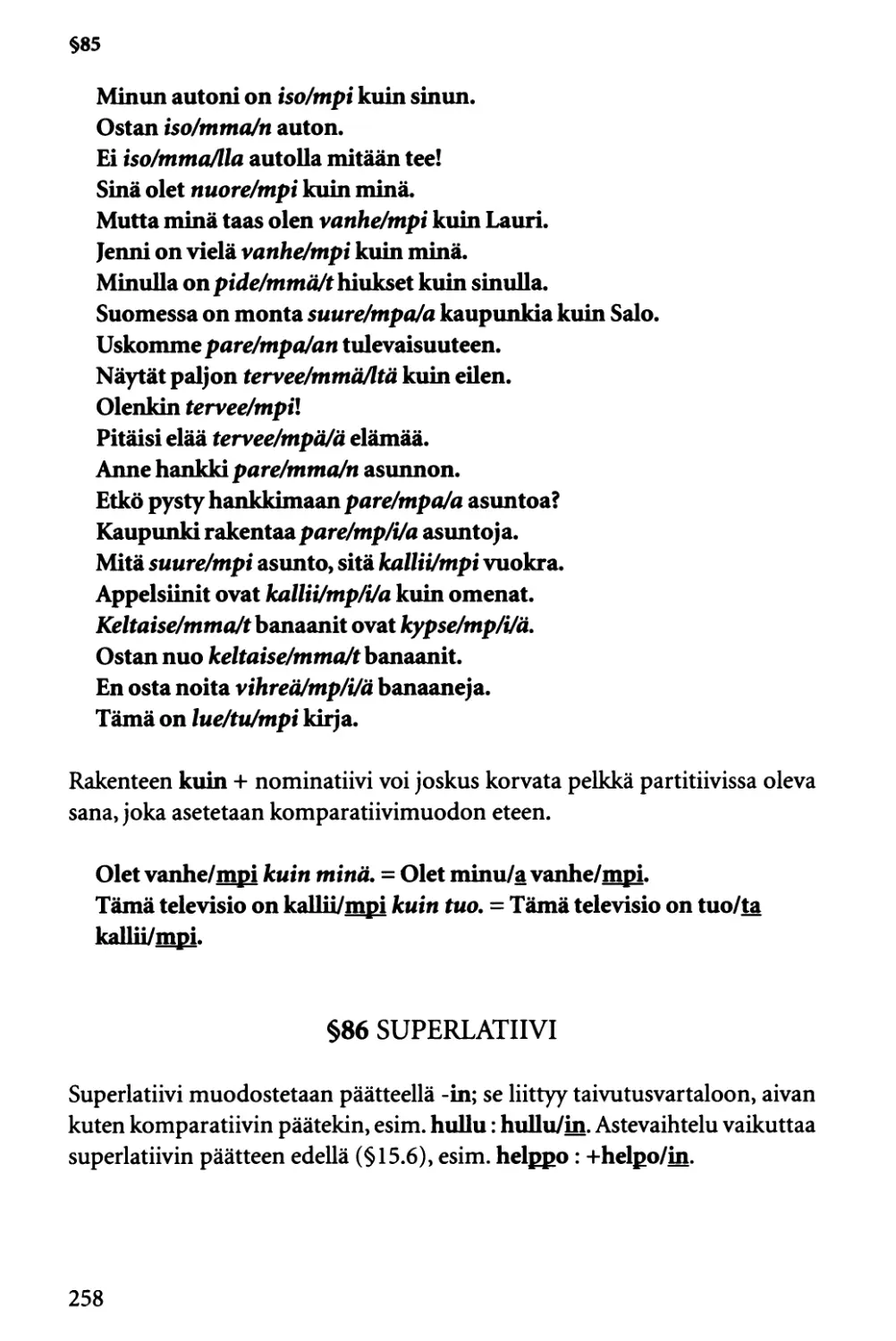 §86 Superlatiivi