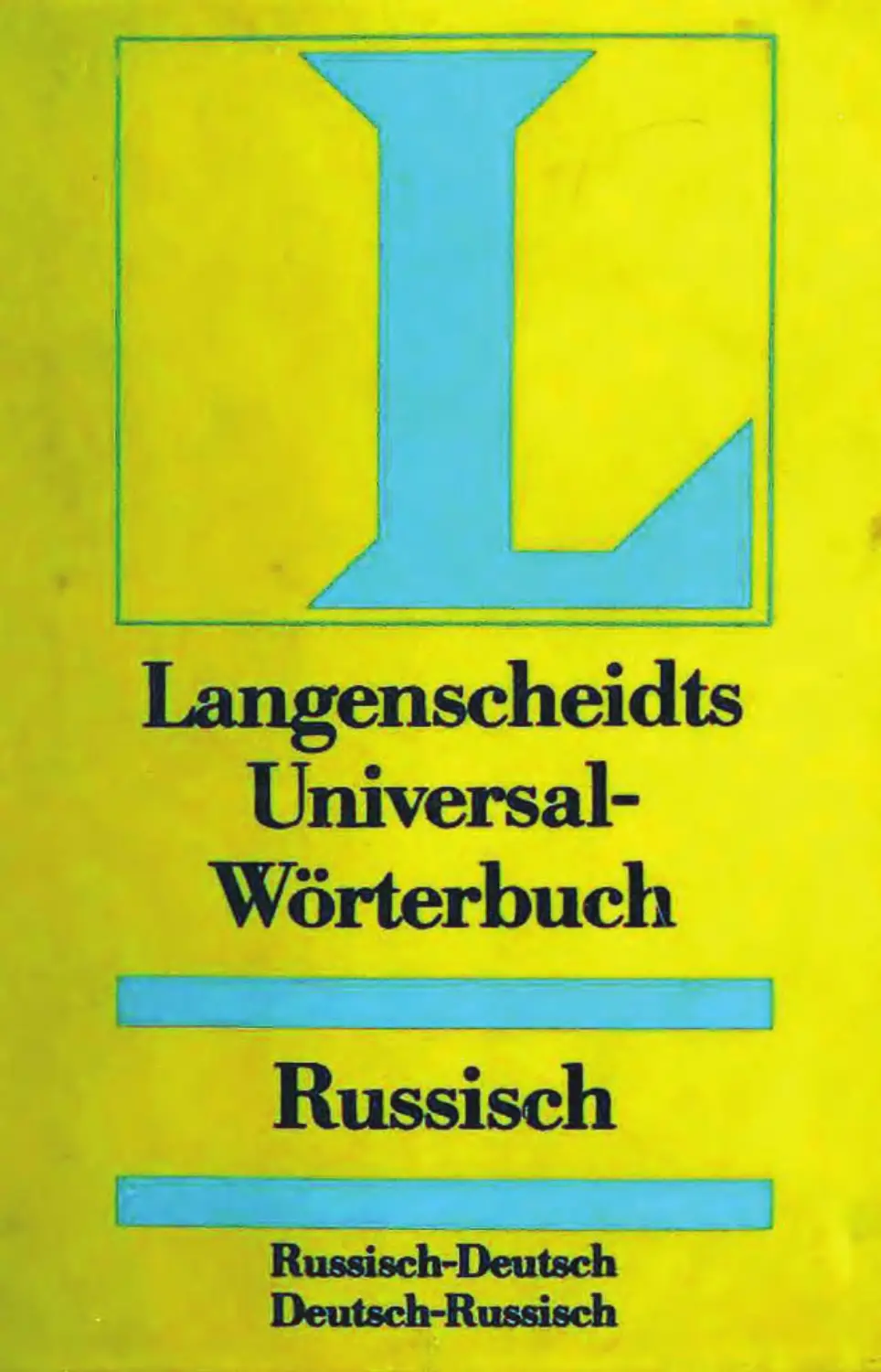 Langenscheidts Universal-Wörterbuch Russisch. Russisch-Deutsch,  Deutsch-Russisch
