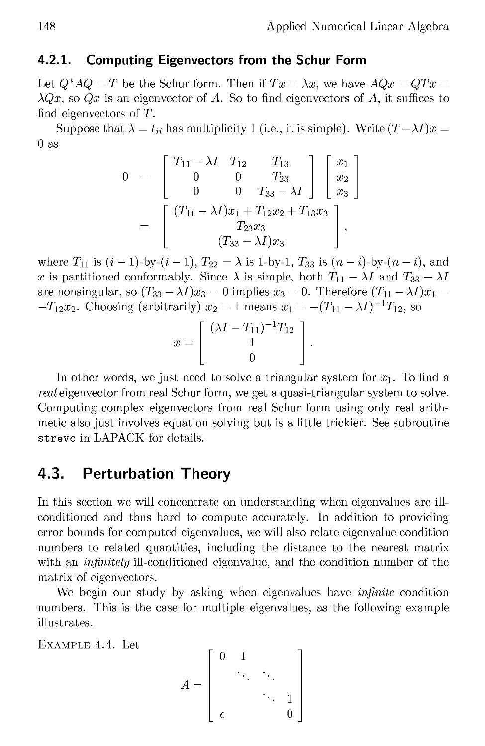4.3 Perturbation Theory
