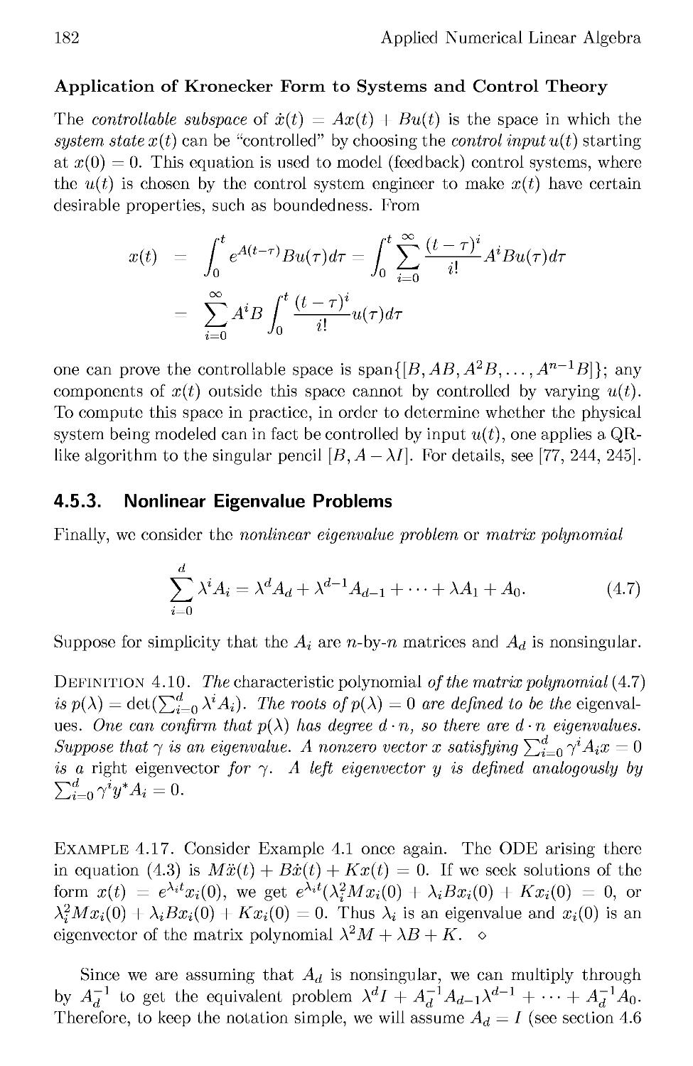 4.5.3 Nonlinear Eigenvalue Problems