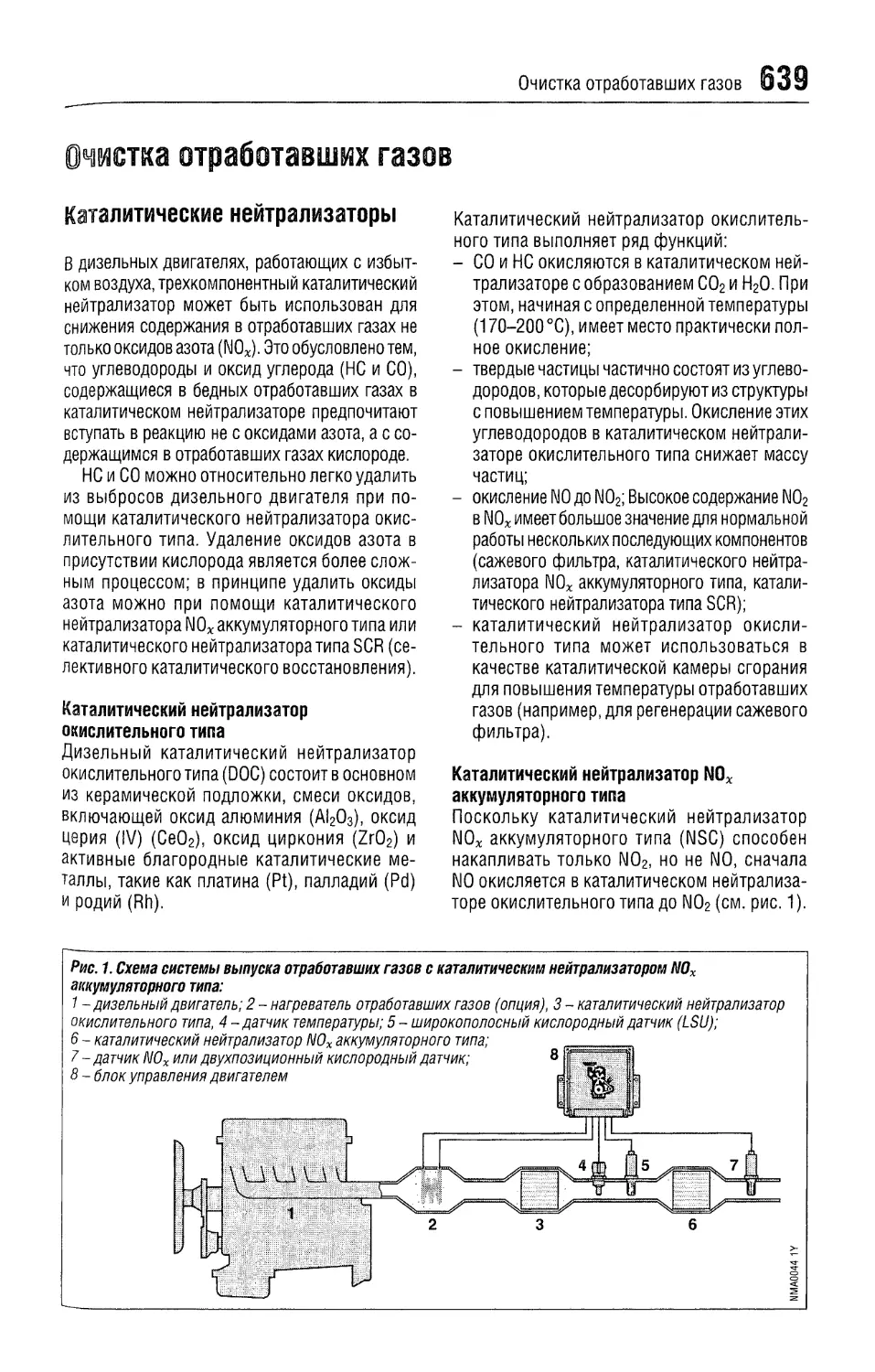 Очистка отработавших газов