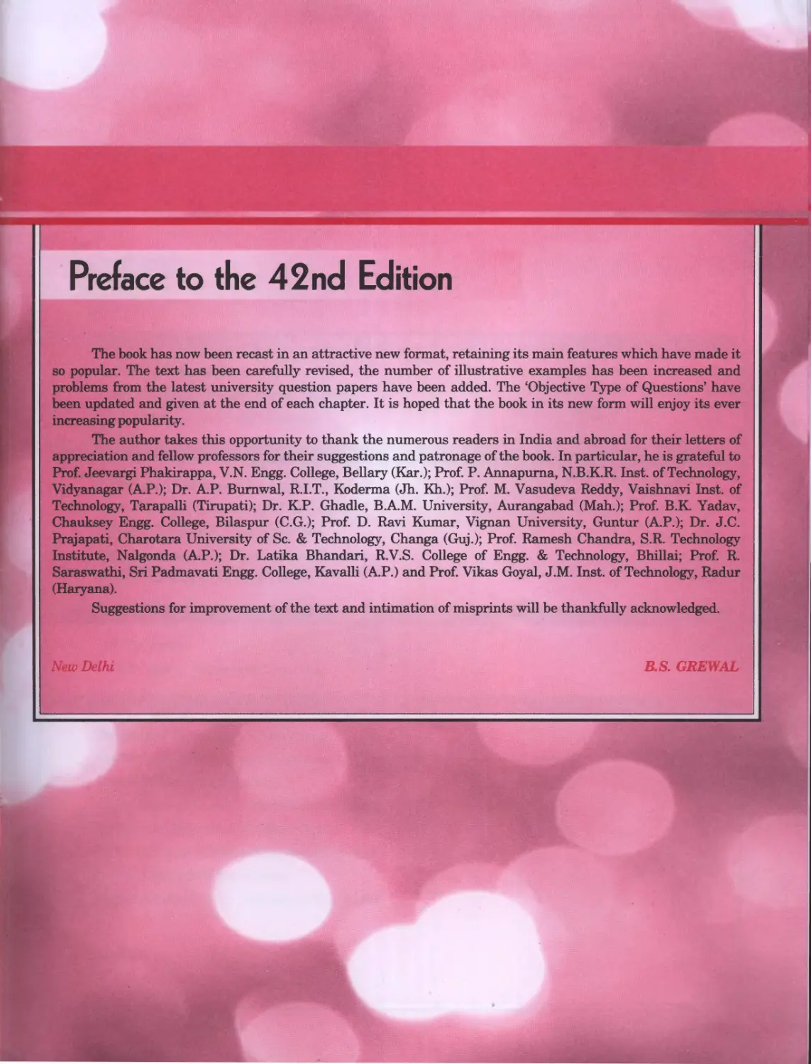Preface to the 42nd Edition