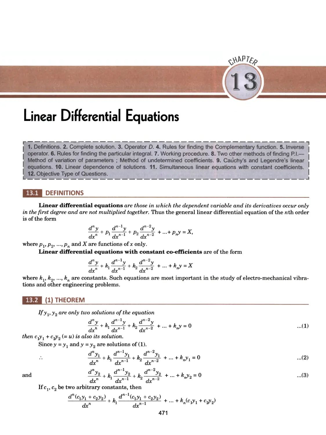 13.Linear Differential Equations 471