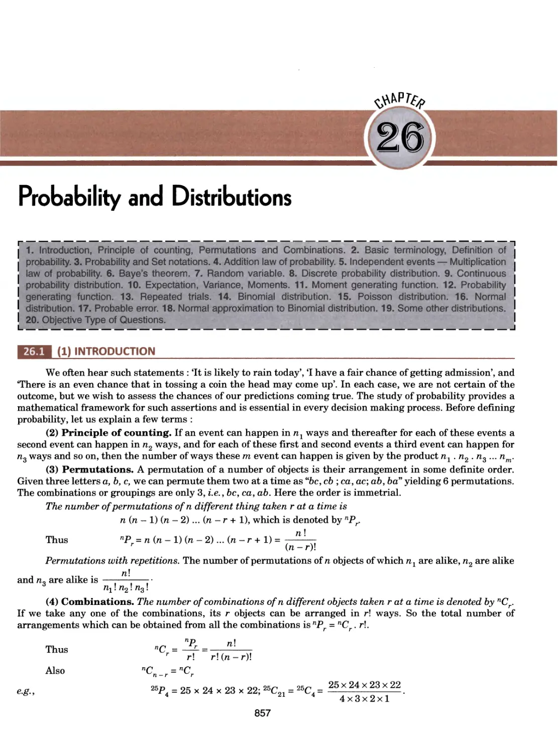 26.Probability and Distributions 857