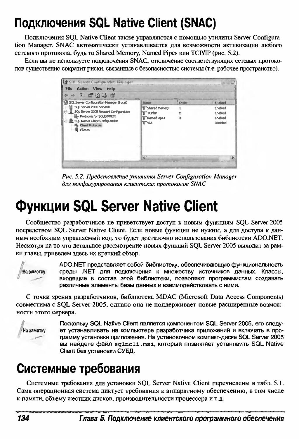 Функции SQL Server Native Client