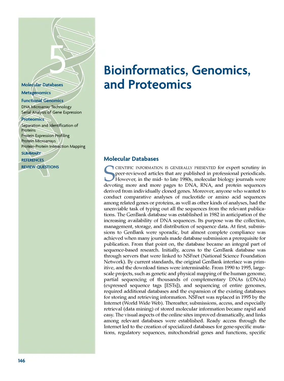 Chapter 5 Bioinformatics, Genomics, and Proteomics