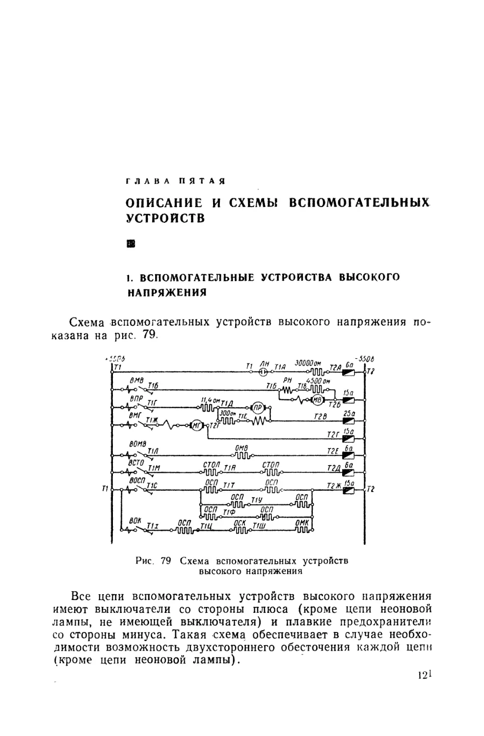 Глава пятая. Описание и схемы вспомогательных устройств