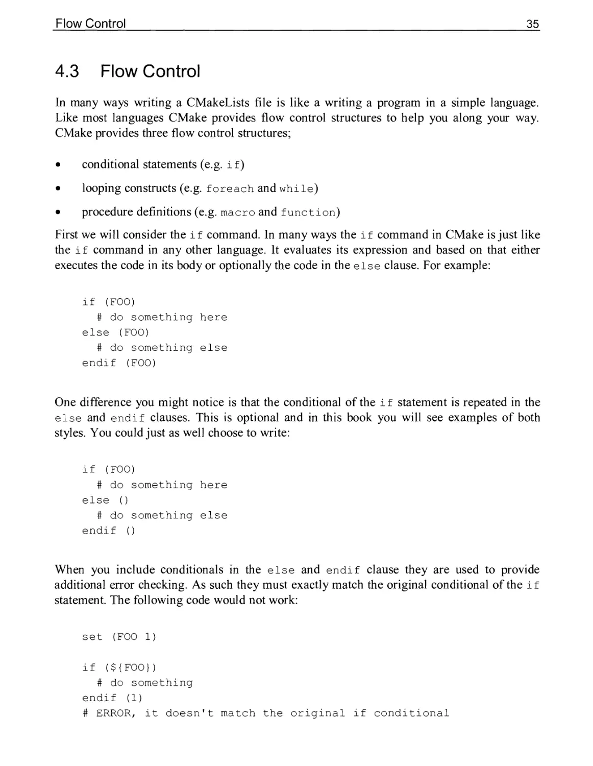 4.3 Flow Control