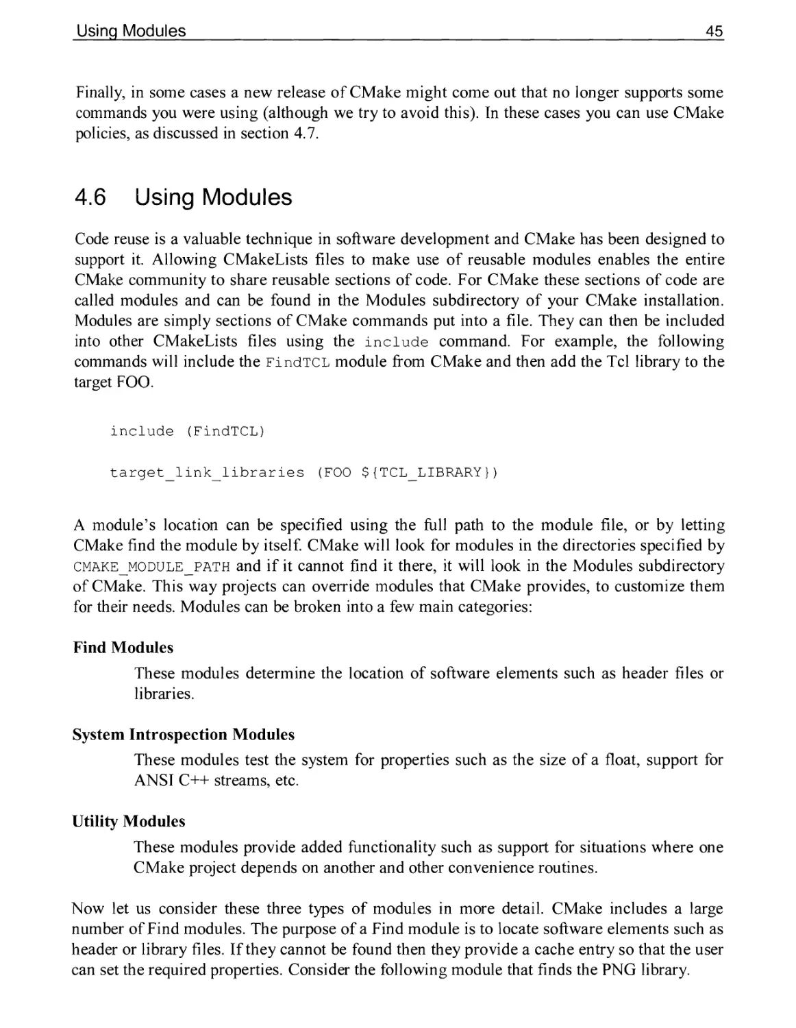 4.6 Using Modules