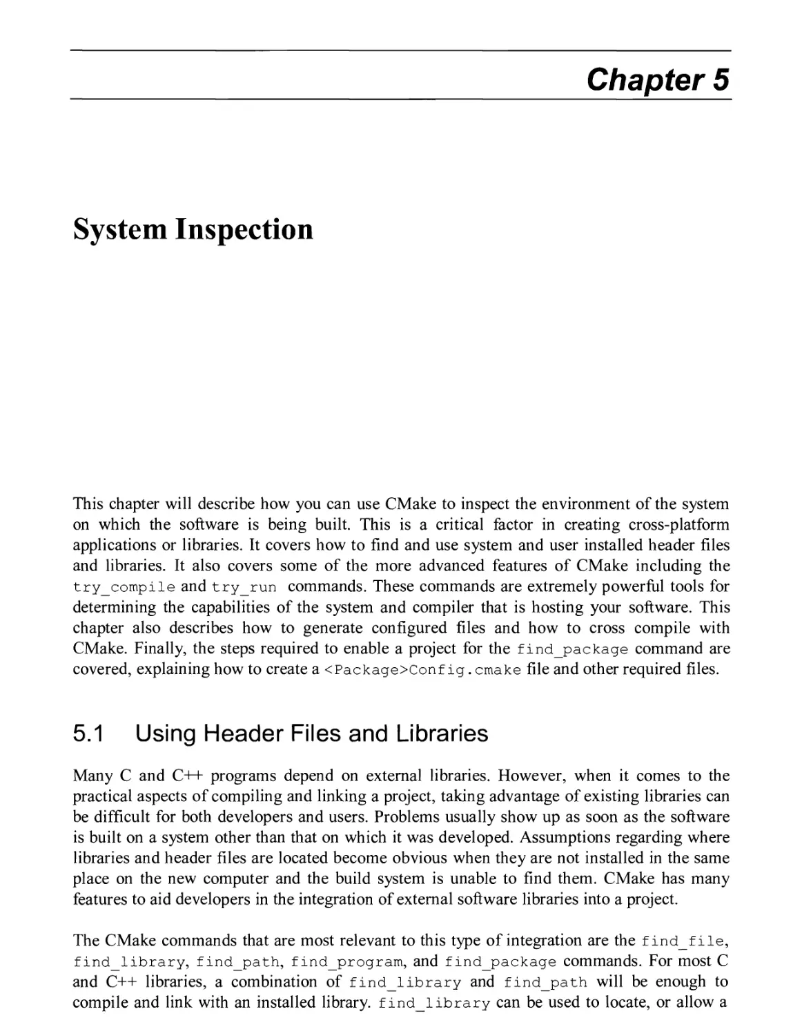 5. SYSTEM INSPECTION