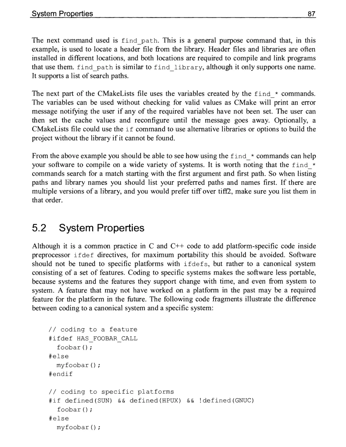 5.2 System Properties