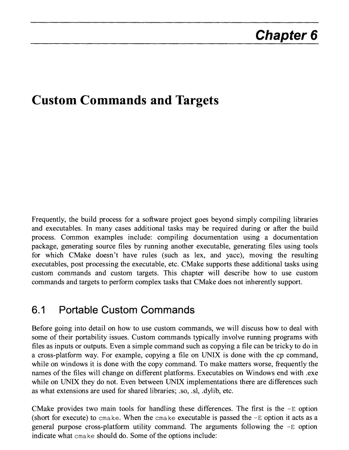 6. CUSTOM COMMANDS AND TARGETS