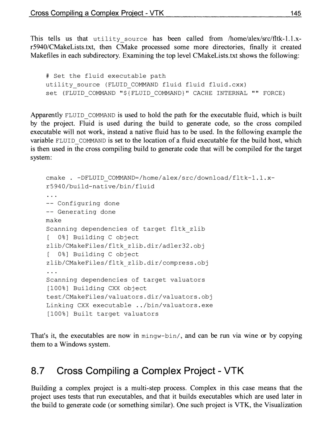8.7 Cross Compiling a Complex Project - VTK