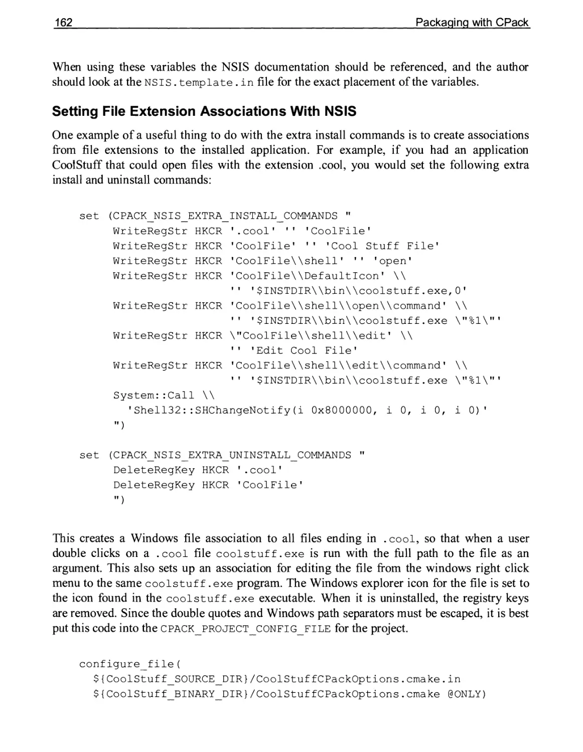 Setting File Extension Associations With NSIS