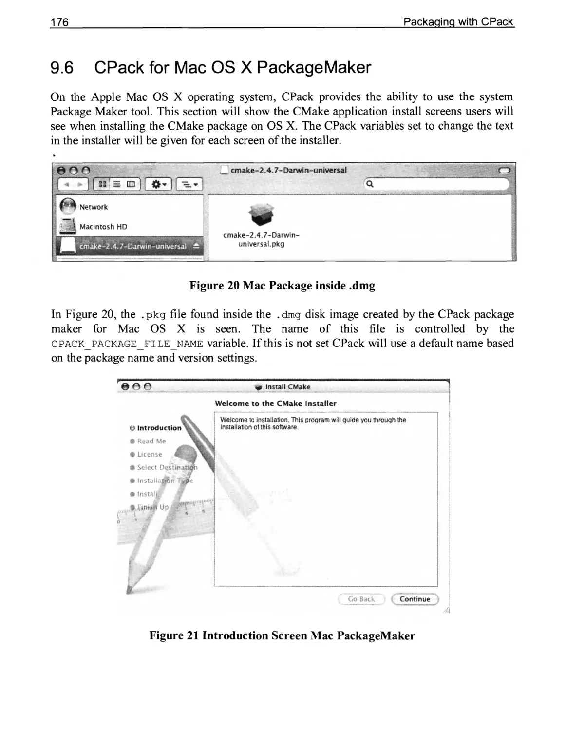 9.6 CPack for Mac OS X PackageMaker