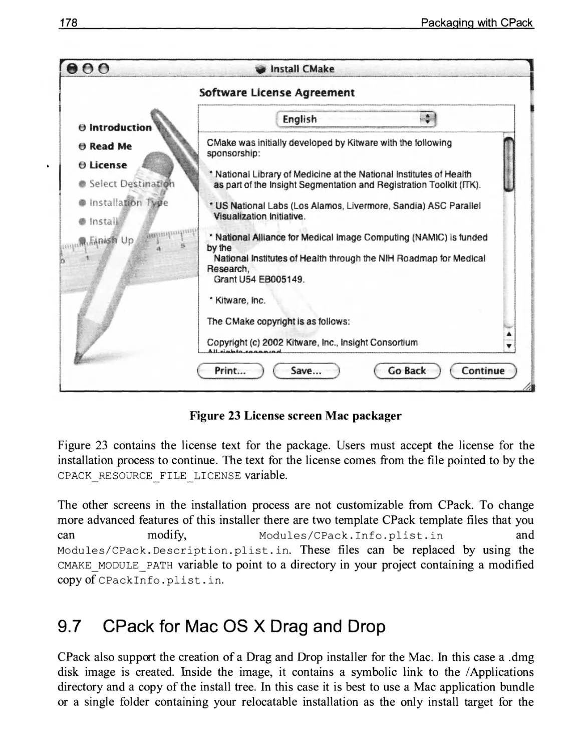 9.7 CPack for Mac OS X Drag and Drop