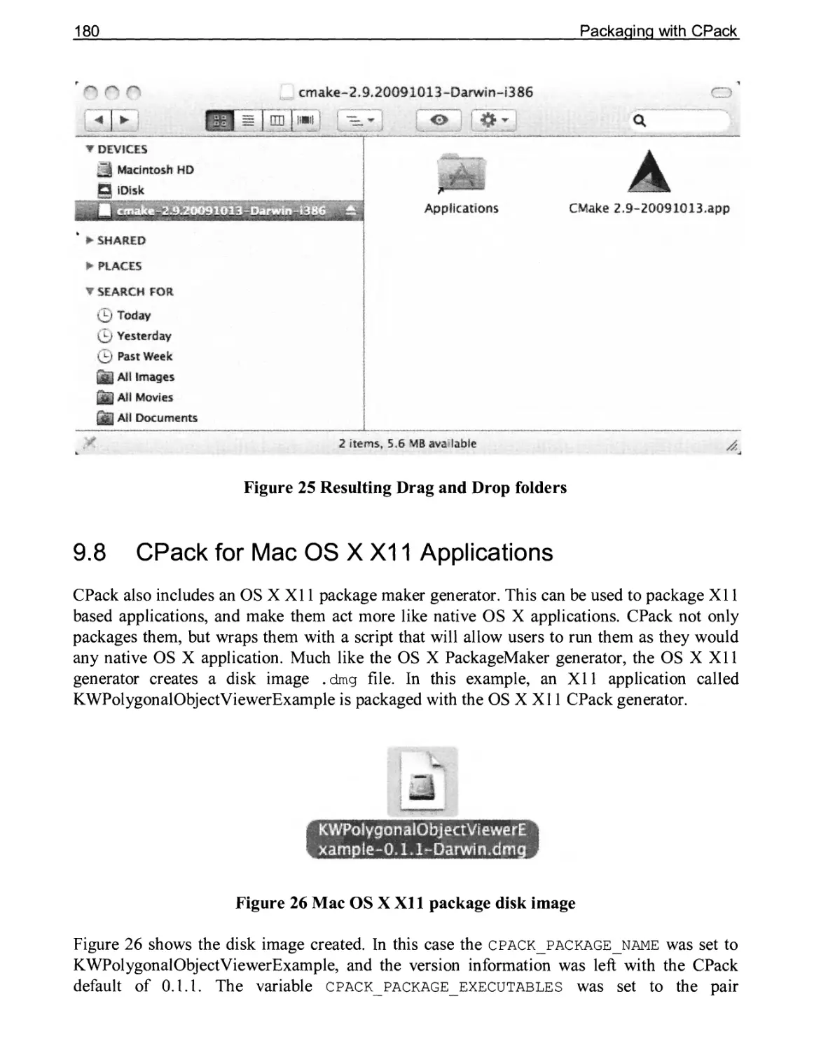9.8 CPack for Mac OS X X11 Applications