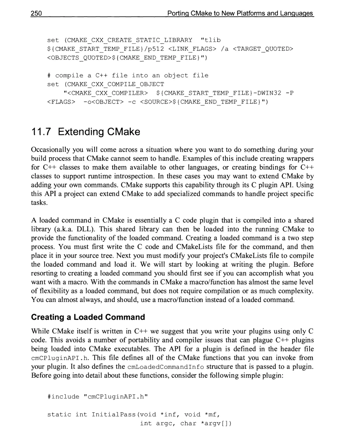 11.7 Extending CMake