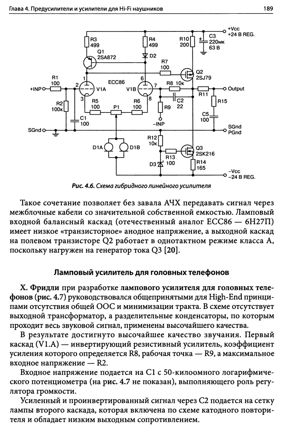 Ламповый усилитель для головных телефонов