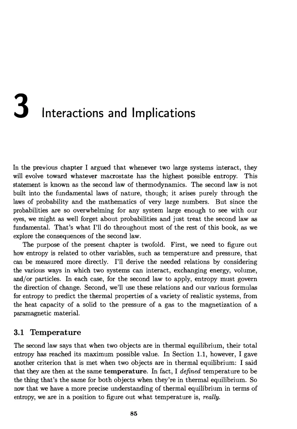 Chapter 3. Interactions and Implications