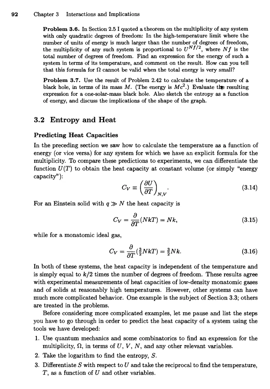 3.2 Entropy and Heat