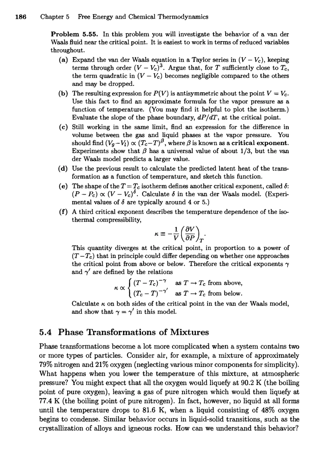 5.4 Phase Transformations of Mixtures