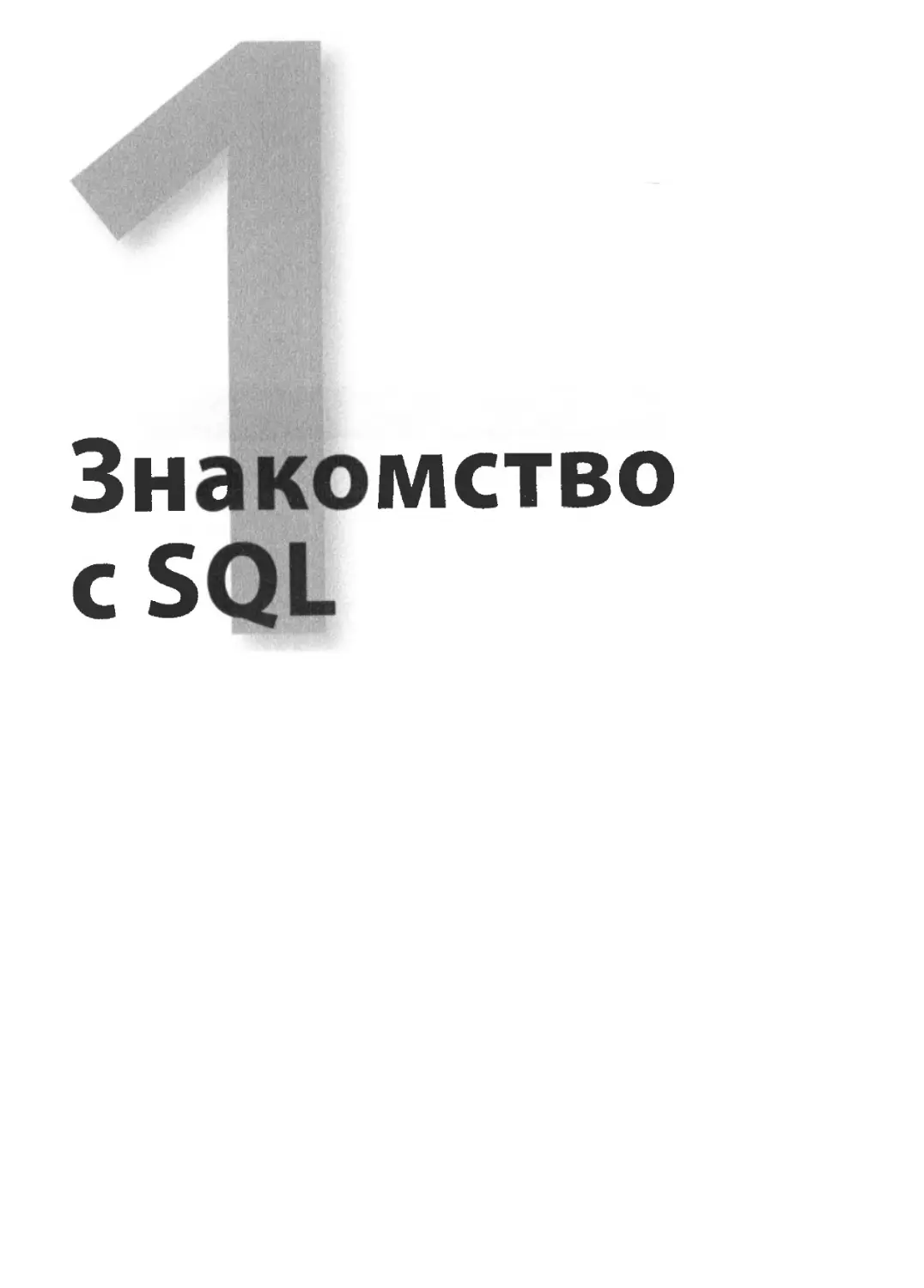 Ждем ваших отзывов!
I. Знакомство с SQL