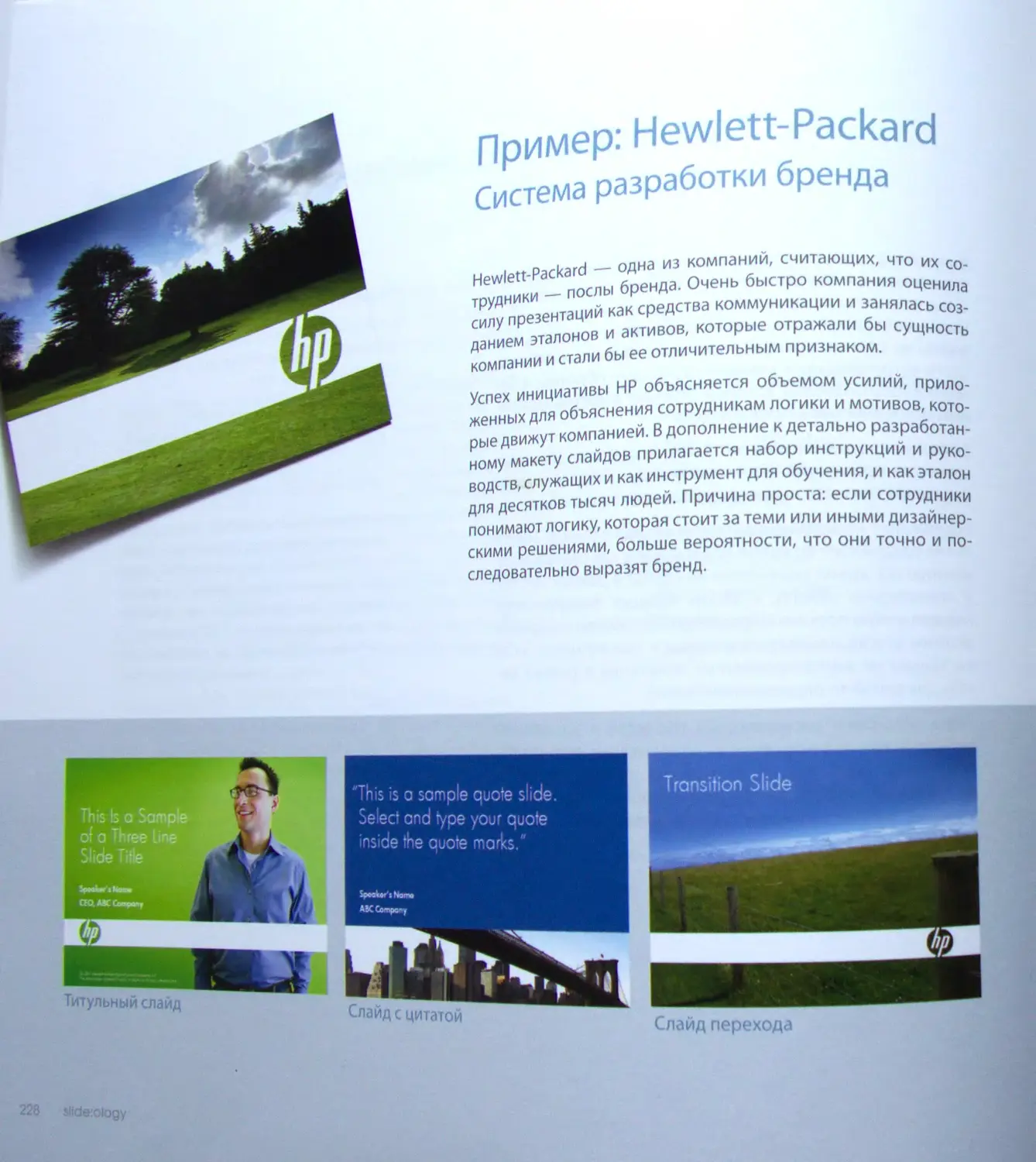 Пример: Hewlett-Packard. Система разработки бренда