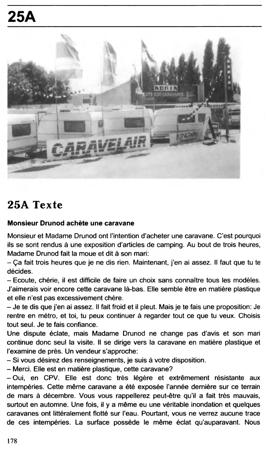 25: Monsieur Drunod achète une caravane